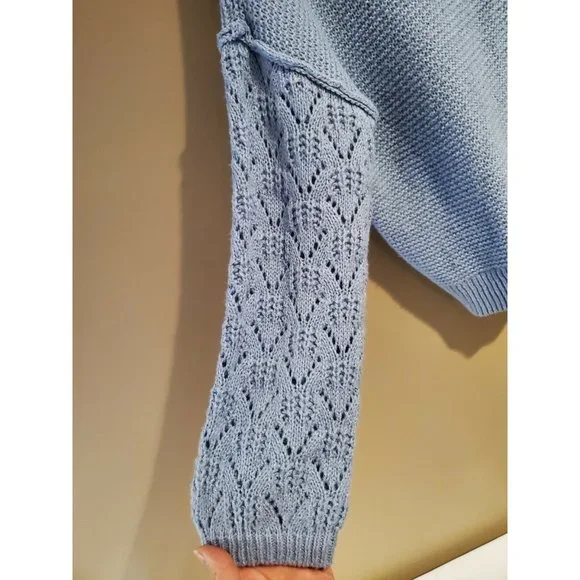 Women's Blue Knox Rose Pullover Sweater, Size XXL - Picture 2 of 6